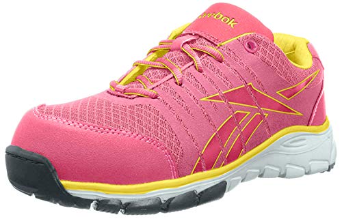 Reebok Womens Fuchsia Micro Mesh Athletic Oxford Arion Composite Toe 10 W