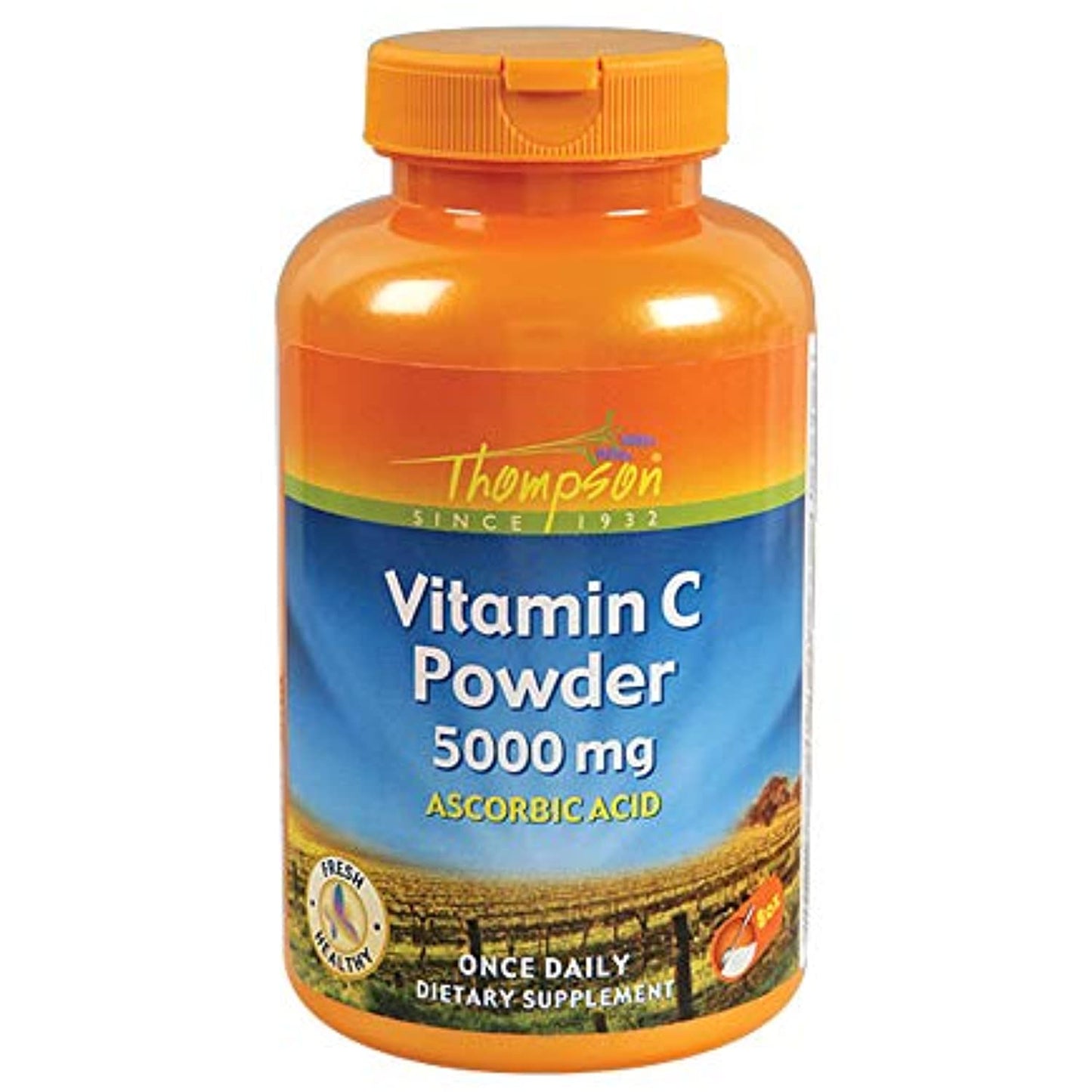 Thompson, Vitamin C Powder, 5,000 mg , 8 oz Exp 02/2022