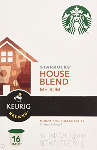 Starbucks 128 COUNT House Blend, K-Cup for Keurig Best Before August 2020