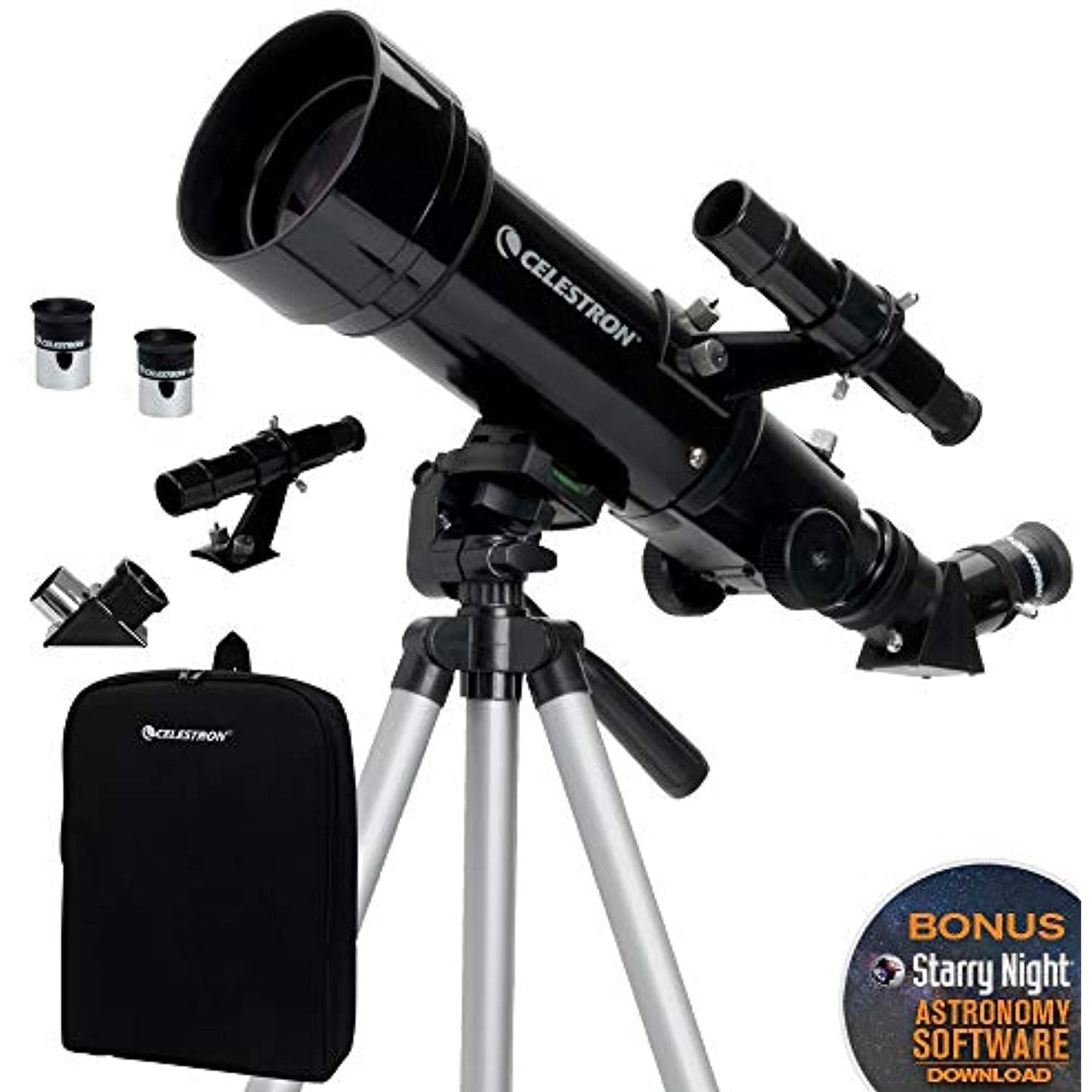 Celestron - 70mm Travel TeleScope -BONUS Astronomy Software Included- PREOWNED