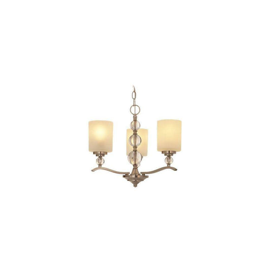 Hampton Bay 19706-000 Laurel Hill 3-Light Brushed Nickel Chandelier