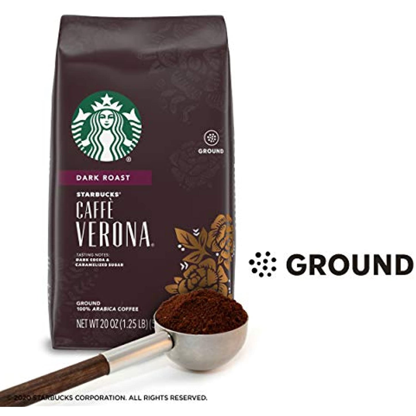 12 PACK Starbucks Caffe Verona Dark Roast Ground Coffee 15LBS!! Best Before 2/21