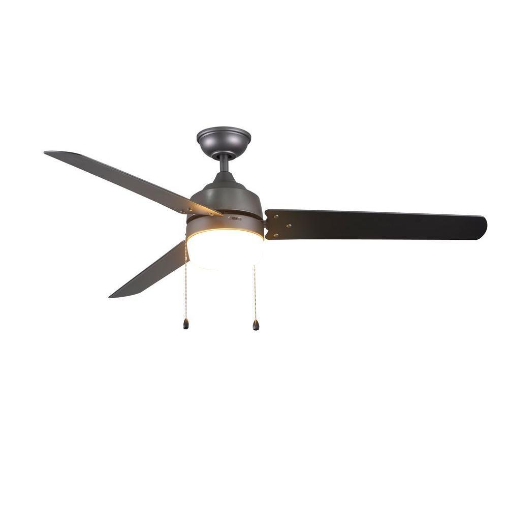 Home Decorators Collection Carrington 60" Natural Iron Ceiling Fan New NO GLASS