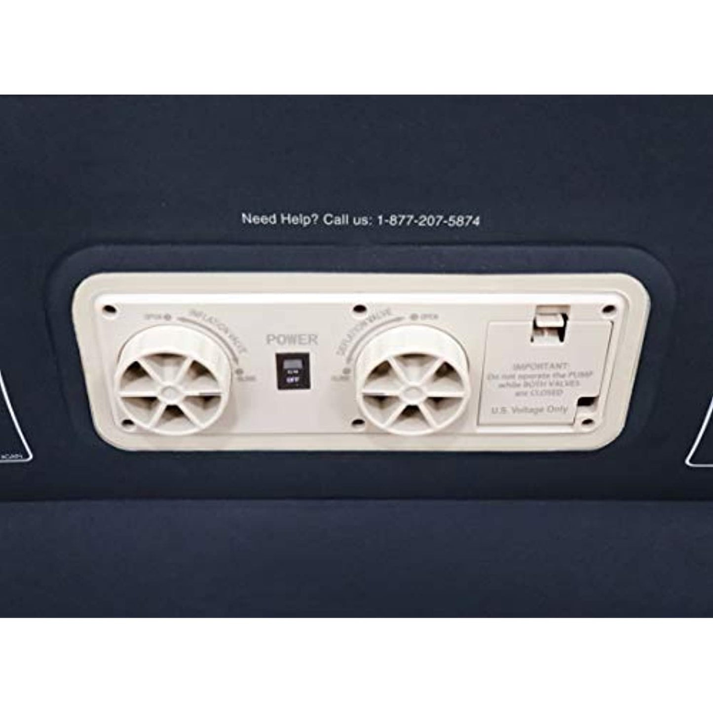 Englander California King Double-High Airbed (84"x 72"x 20") Black -NEW