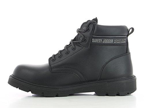 SAFETY JOGGER X1100N Men Safety Toe Lightweight EH PR Water Resistant Mid Cut Boot, M 9, Black