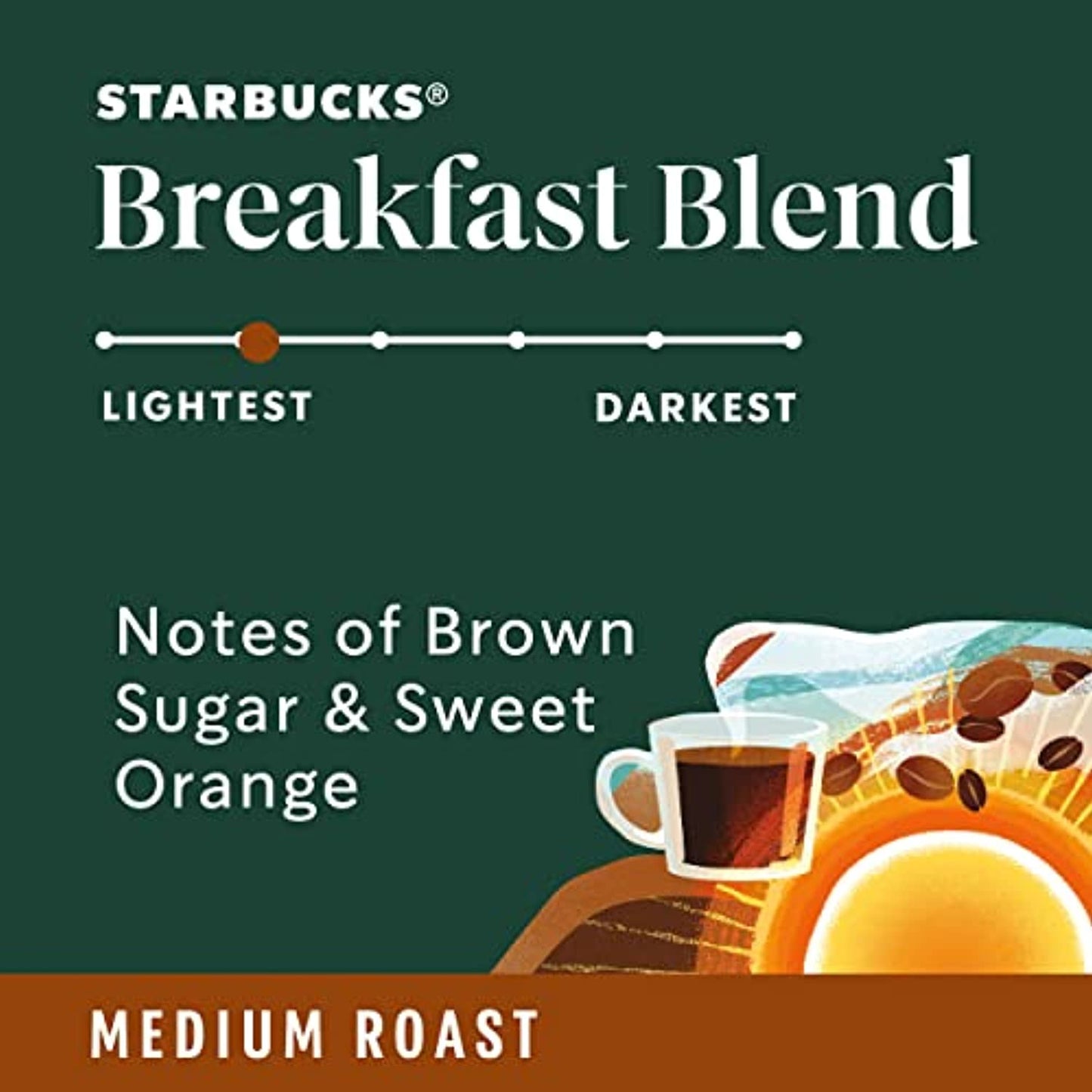 Starbucks Breakfast Blend K Cups Coffee Pods 160 Count READ DESCRIPTION