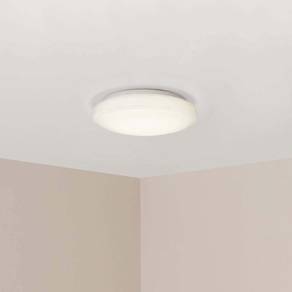 12in. 2 Light Round Bright White LED Flushmount Ceiling Light Fixture