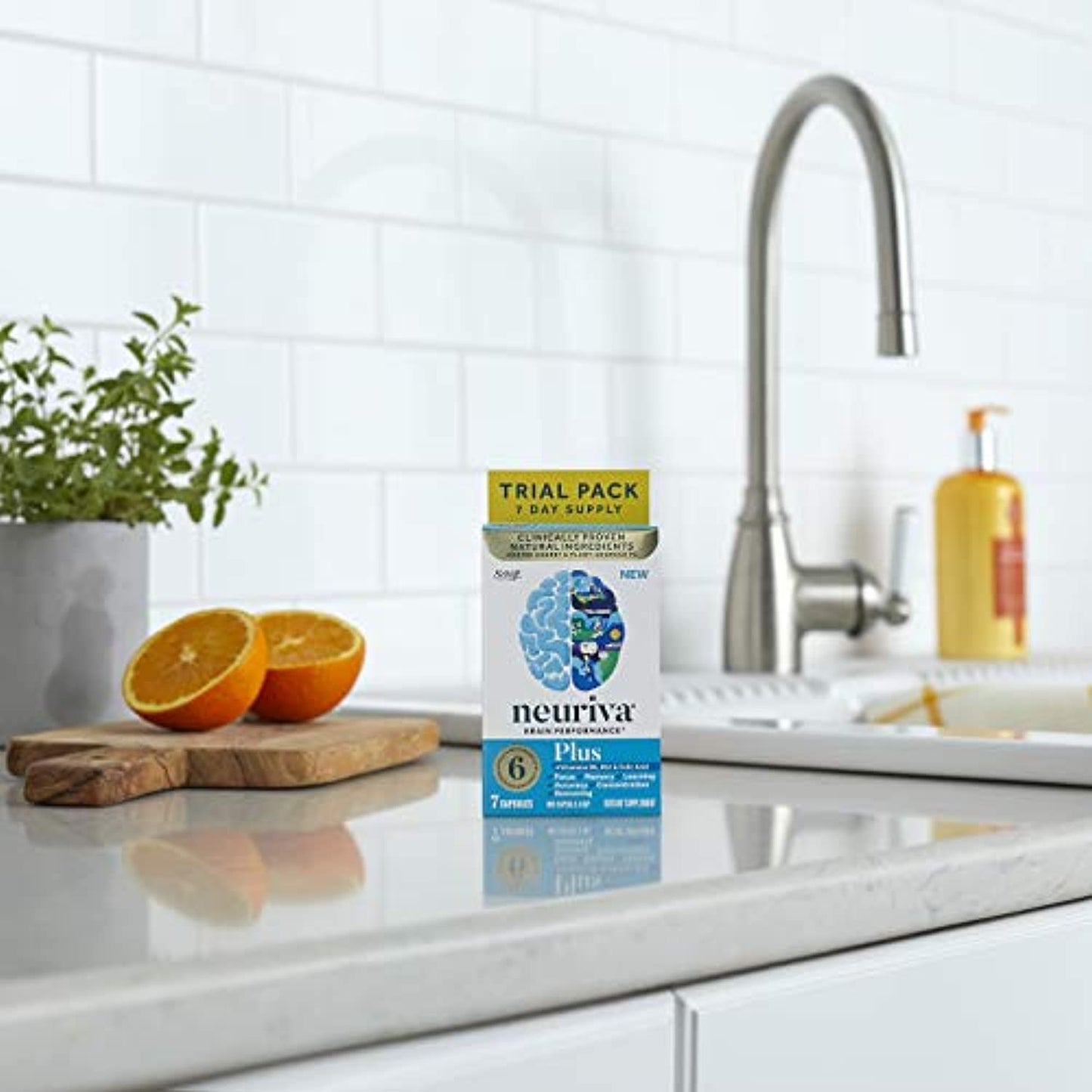 Neuriva Brain 6 Performance Dietary Supplement 7 Caps. Exp 9/2022 NO BOX