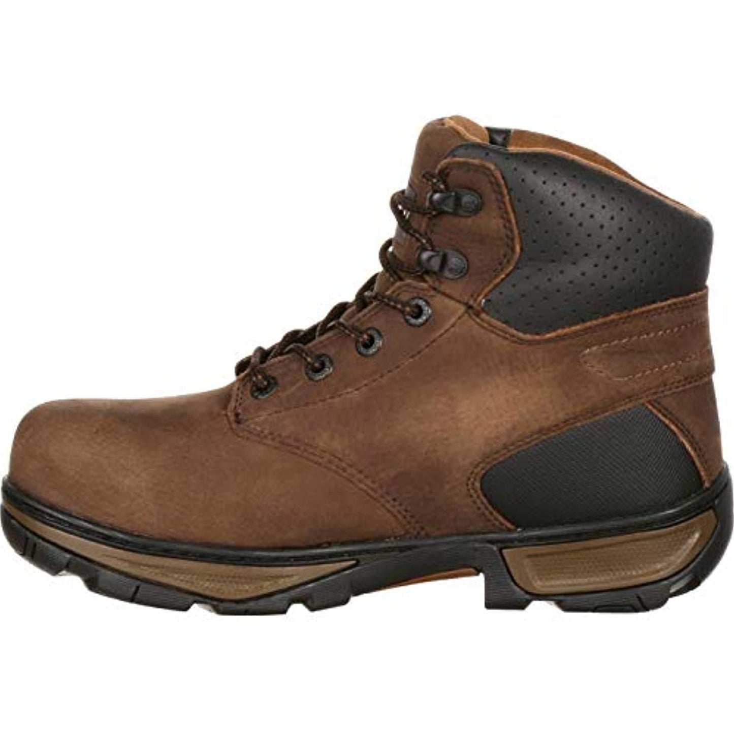 Rocky-RK020, Forge 6" Boot, Steel Toe, Waterproof, Brown, Size 9 Wide MEN - NEW!