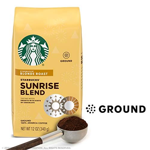 PACK OF 6 Starbucks Sunrise Blend Blonde Roast Ground Coffee BEST BEFORE 11/2019