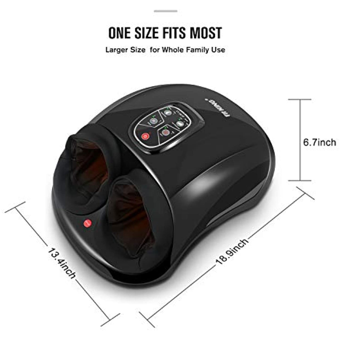 FIT KING Shiatsu Foot Massager Machine with Heat -FT-001F- (OPEN BOX/ NEW)