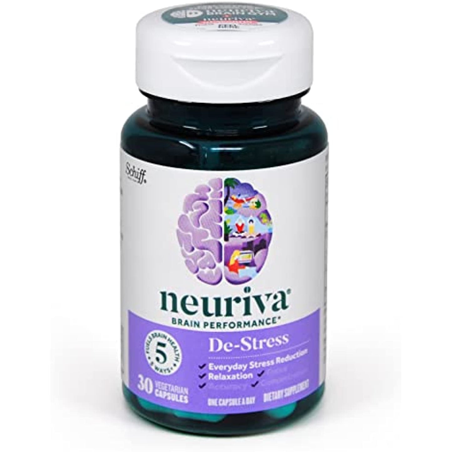 Neuriva De-Stress Brain Performance 30 Capsules No Box, 10/2022