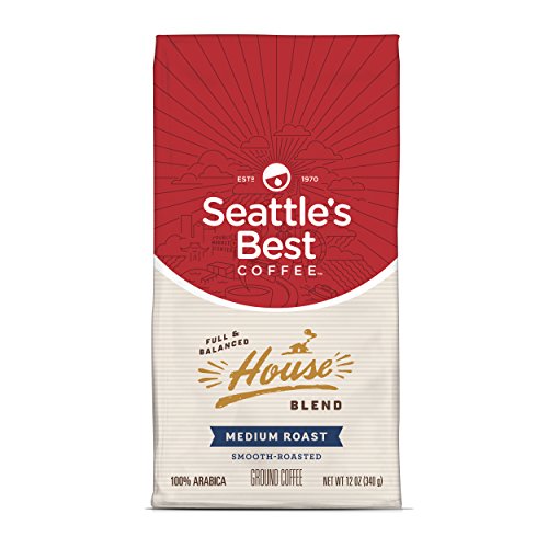 PACK OF 12 Seattle's Best House Blend Ground Coffee 12 oz EA Best Before 5/2020