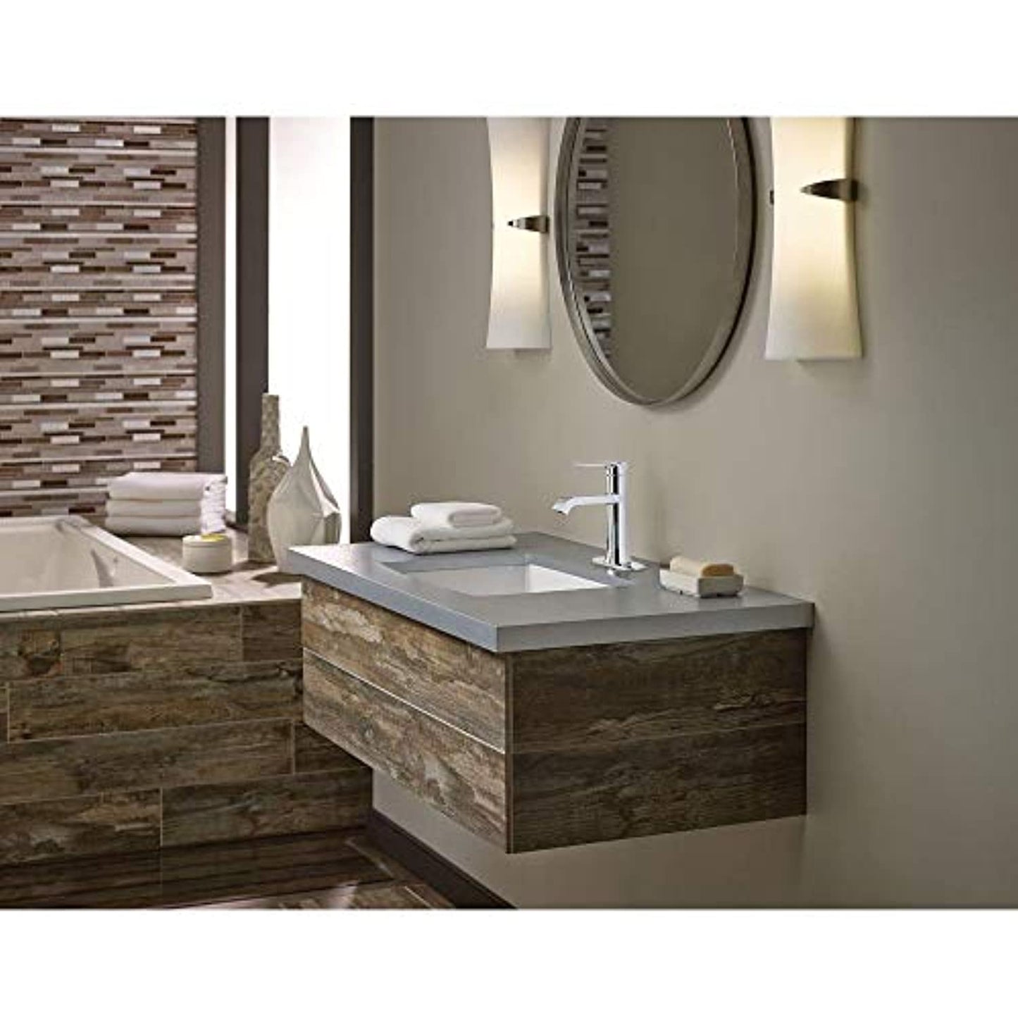 Moen WS84760 Genta Chrome One-Handle Bathroom Faucet Missing some parts