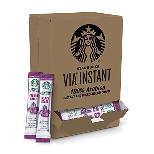 200 Loose Packets Starbucks VIA Instant French Roast Best Before Febuary 2020