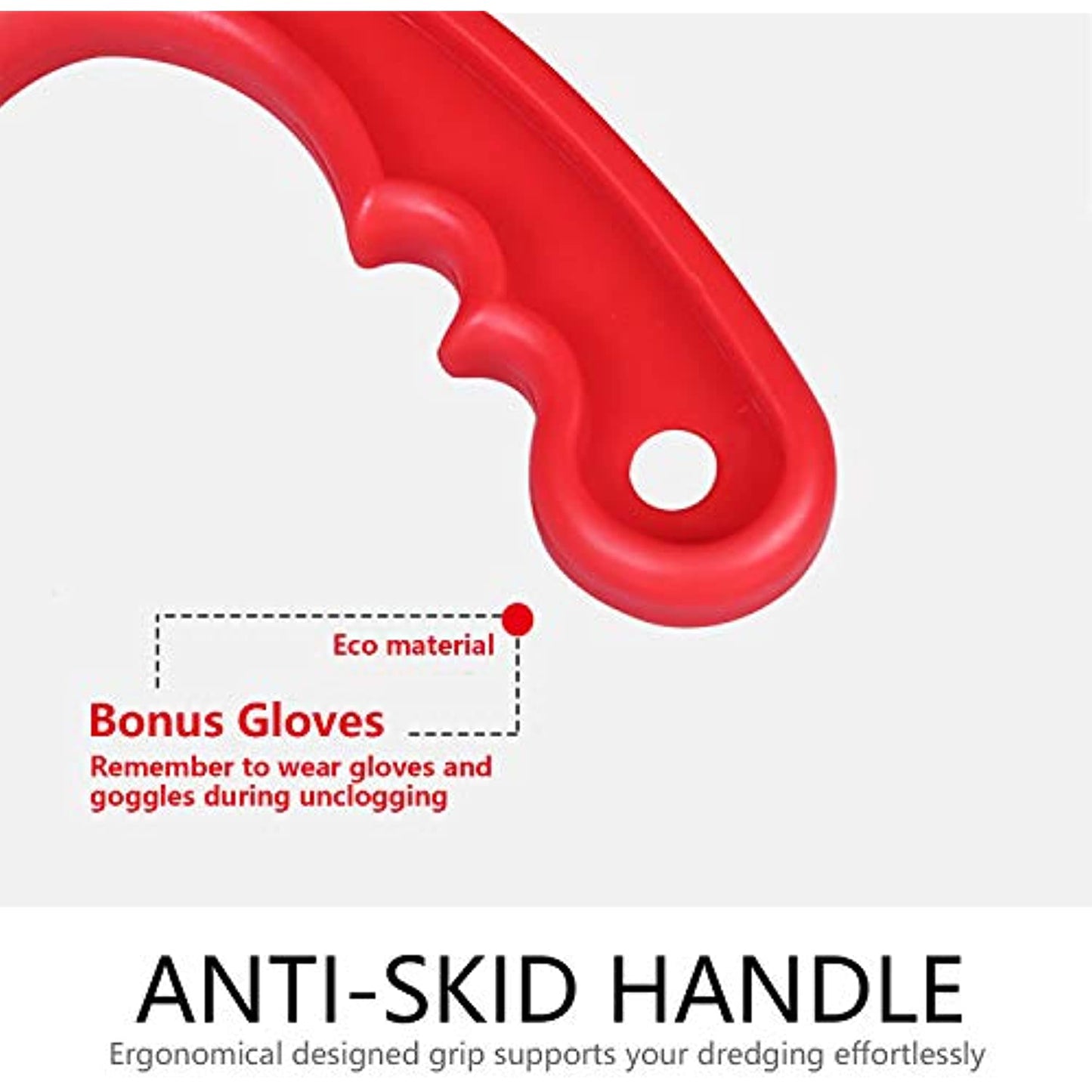 DrainSoon Plumbing Auger 25 Ft, Comes with Gloves (open box- New)