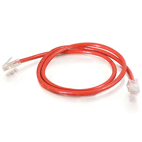 C2G 26690 Cat5e Crossover Cable - Non-Booted Unshielded Network Patch Cable, Red