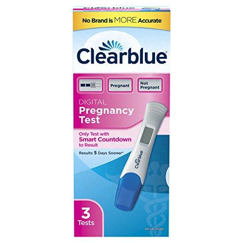 Clearblue Digital Pregnancy Test with Smart Countdown, 3 Pregnancy Tests EXP D..