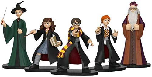 HARRY POTTER Funko Hero World Series 7, Ron Weasley, Hermione Granger, Albus Dumbledore & Minerva McGonagall 4-Inch Vinyl Figure 5-Pack