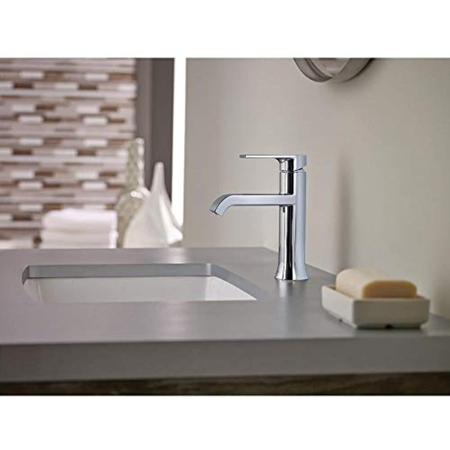 Moen WS84760 Genta Chrome One-Handle Bathroom Faucet Missing some parts