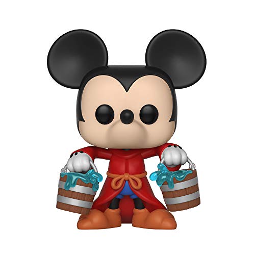 Funko Pop Disney: Mickey's 90Th Apprentice Mickey Figure, DENTED OPEN BOX