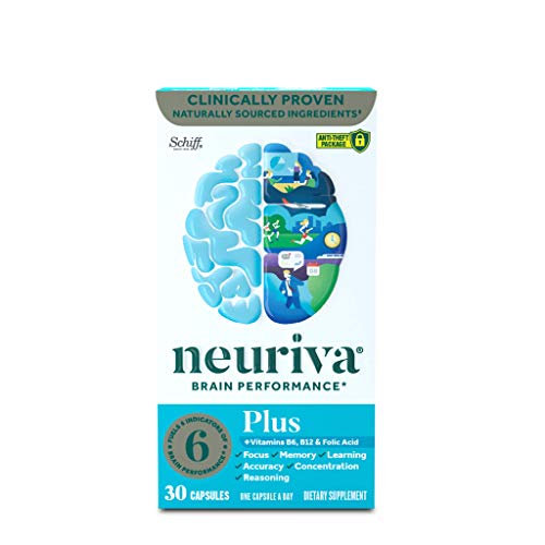 Neuriva Nootropic Brain Support Supplement - Plus 30 Count Exp 6/23 NO BOX