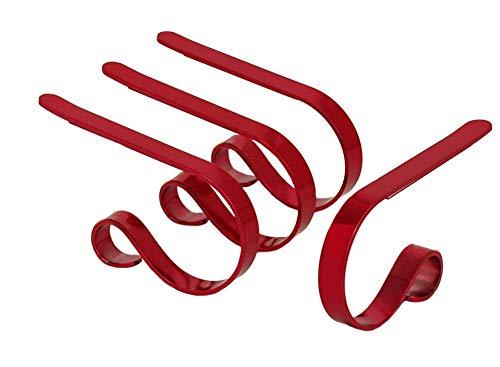 The Original Mantle Clip Bright Red, 4 Per Package