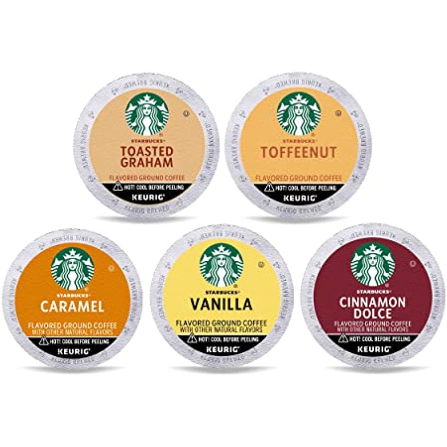 Starbucks K-Cup Coffee Pods—Flavored Coffee—Variety Pack (40 pods total) READ