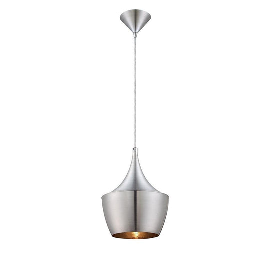 Home Decorators Collection 1-Light Brushed Aluminum Pendant