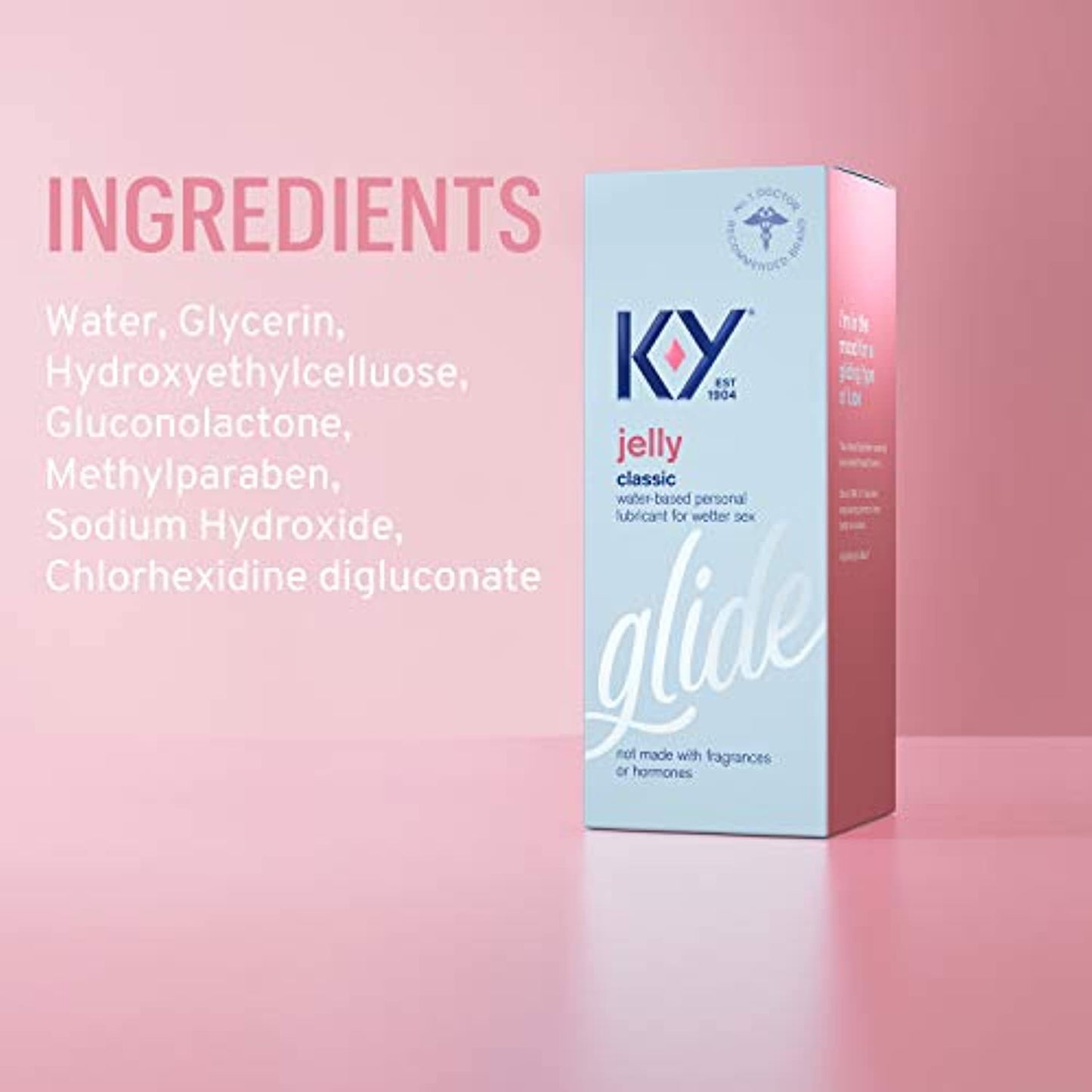 K-Y Jelly Personal Lubricant 2 oz (Pack of 8)
