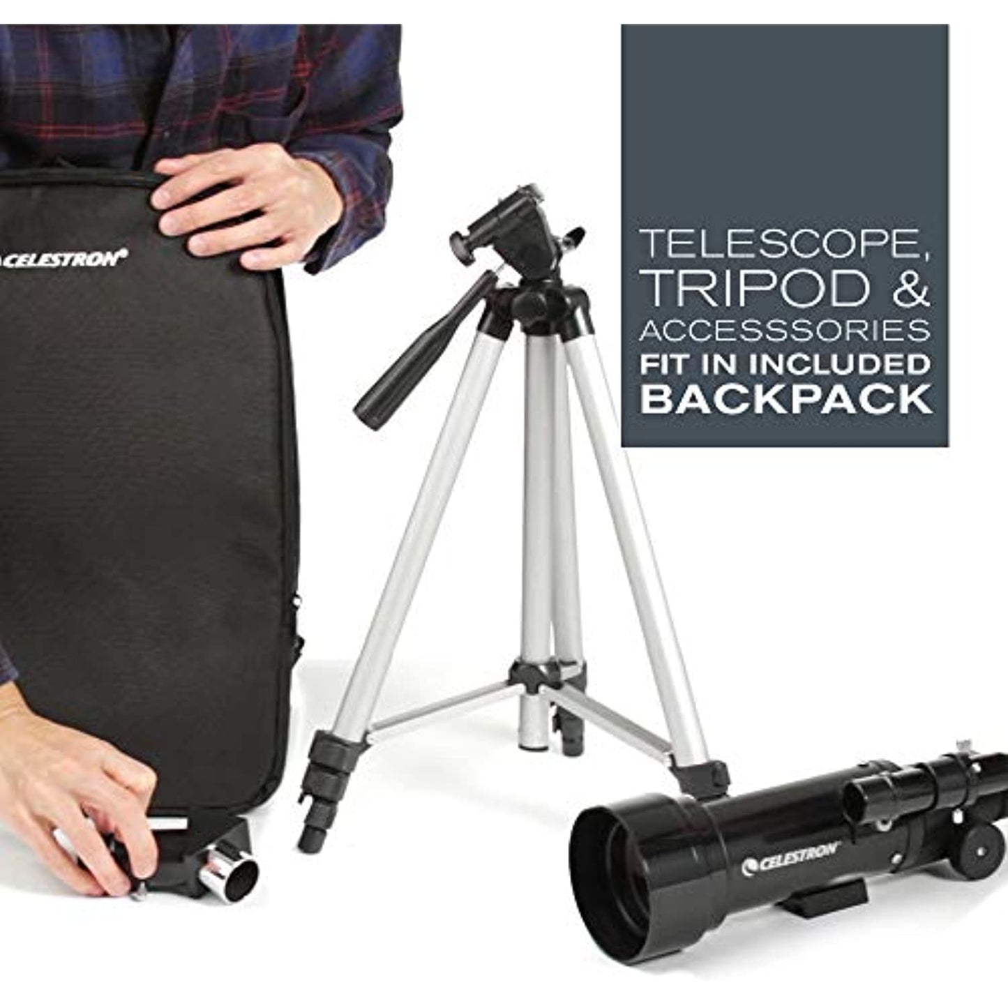 Celestron - 70mm Travel TeleScope -BONUS Astronomy Software Included- PREOWNED
