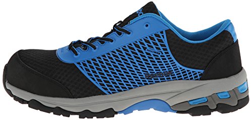 Reebok Work Men's Heckler Rb4620 shoe, Black/Blue Trim, 11 M US