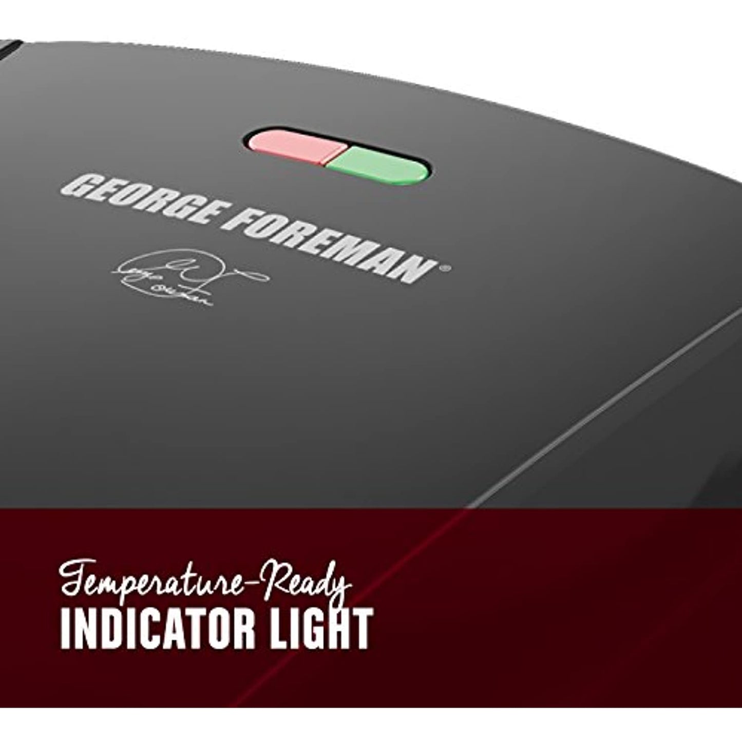 George Foreman 4-Serving Removable Plate Grill and Panini Press, Black, GRP1060B