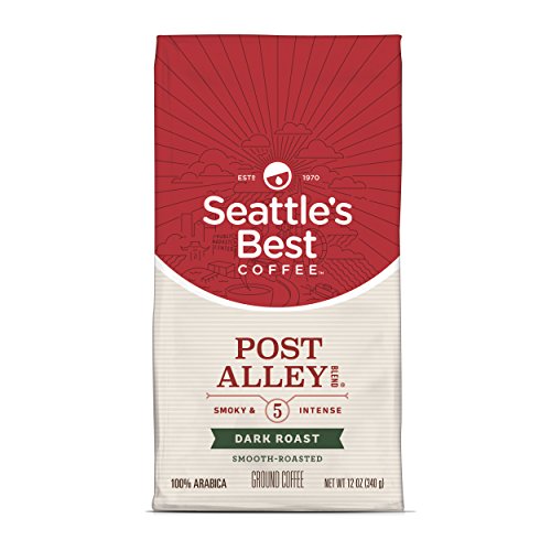 PACK OF 12 Seattle's Best Post Alley Dark Ground , 12 Oz EA Best Before 2/2020