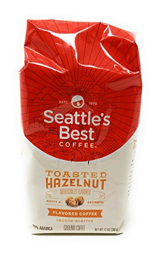 PACK OF 6 Seattle's Best Toasted Hazelnut Ground 12 oz Bags Best Before May 2020