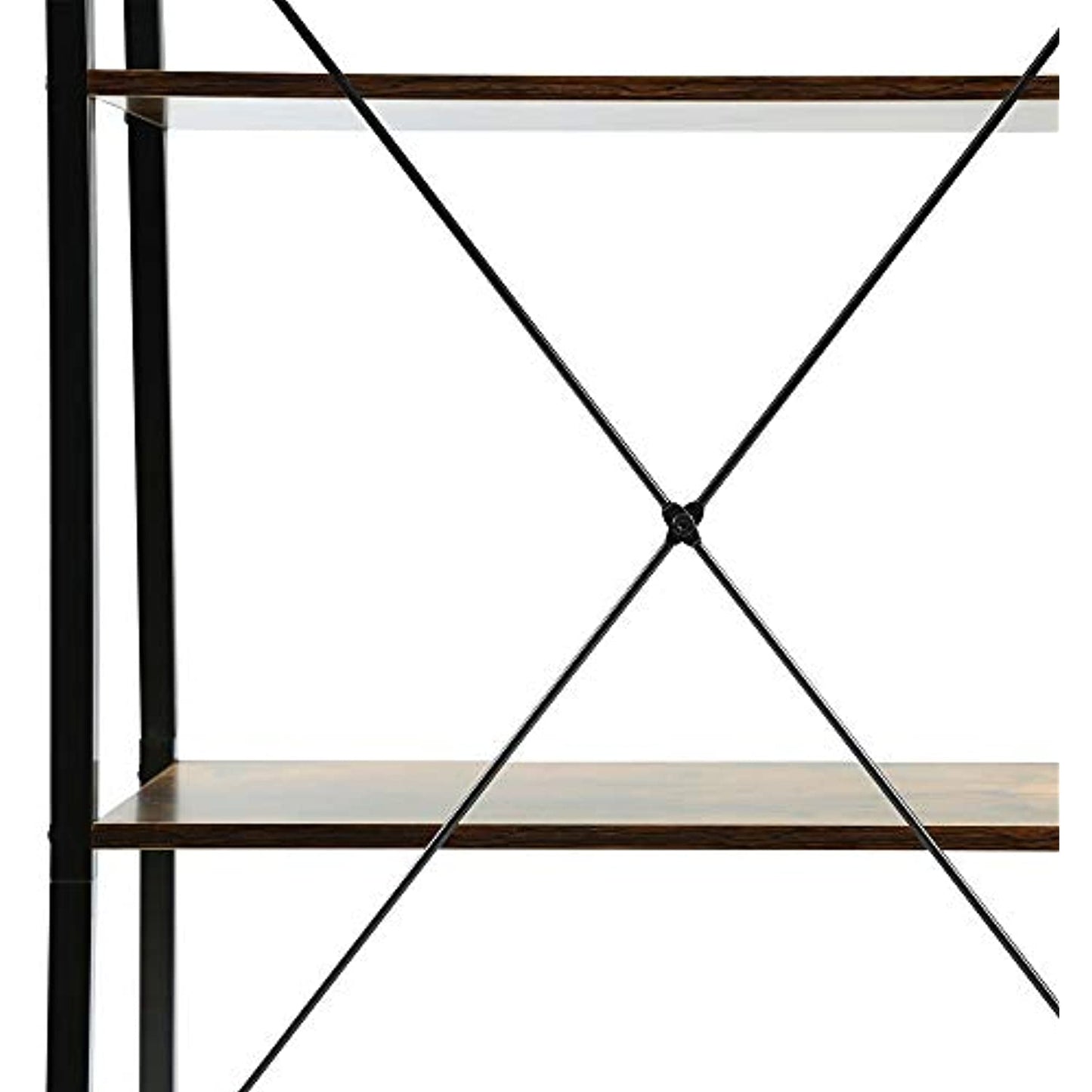 5-Tier in Rustic Brown LADDER SHELF  (preowned- Excellent Condition)