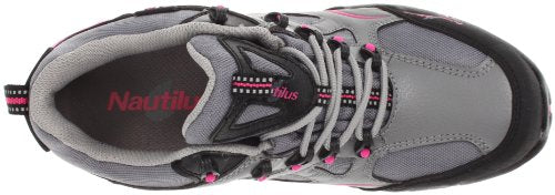 Nautilus 1851 Women's Comp Toe Waterproof EH Athletic Shoe,Grey/Pink,7.5 M US