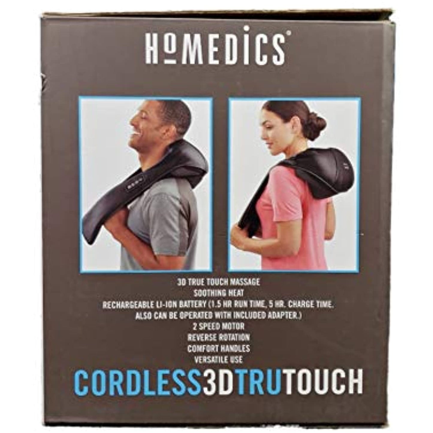 HoMedics Quad Action Shiatsu Kneading Neck & Shoulder Massager with Heat
