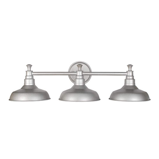 Design House 520312 Vanity Light, 3, Galvanized