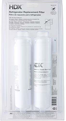HDX FMM-2 Replacement Water Filter / Purifier for Whirlpool Refrigerators (2