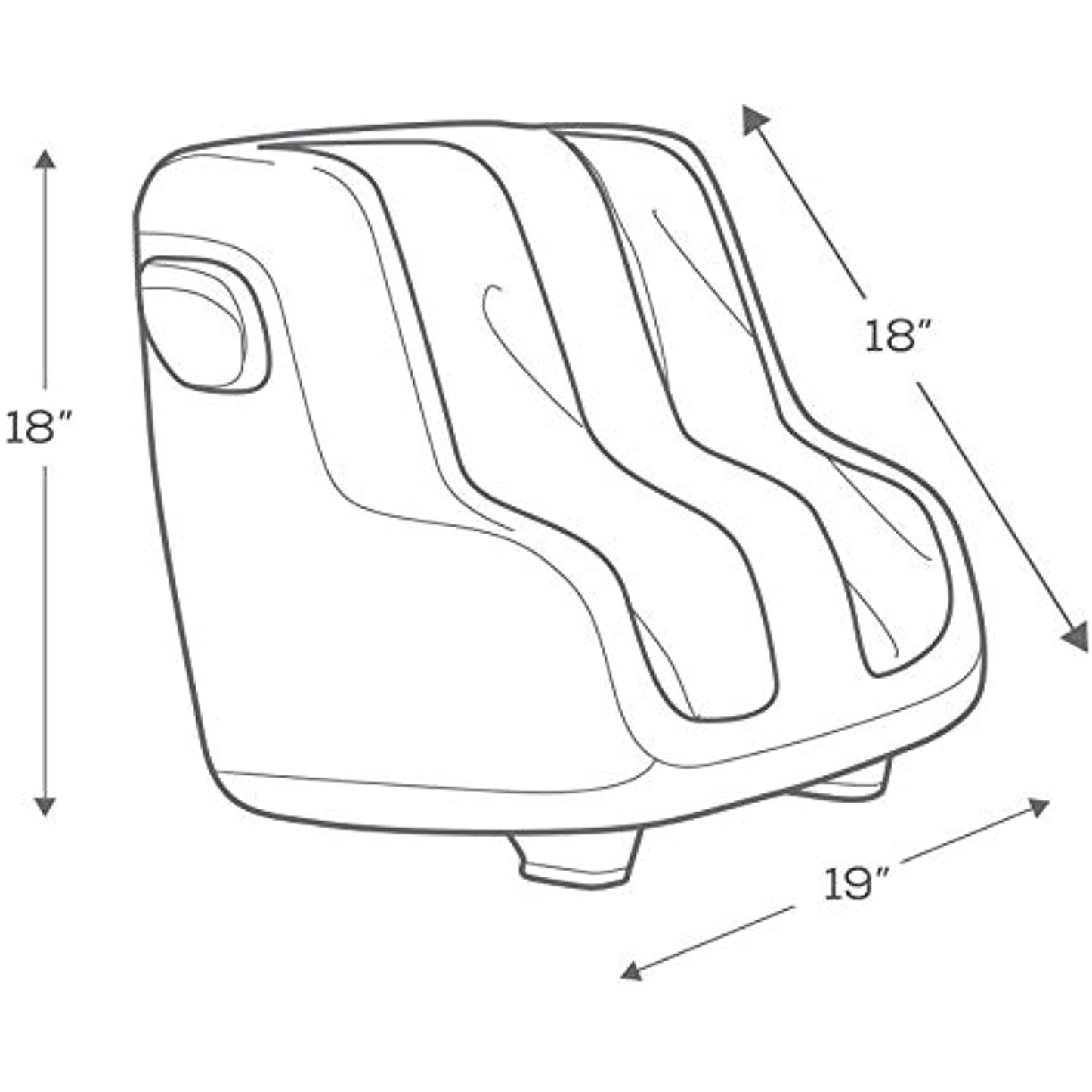 Human Touch Reflex5s Foot and Calf Massager - Perfect for Relaxation (PreOwned)