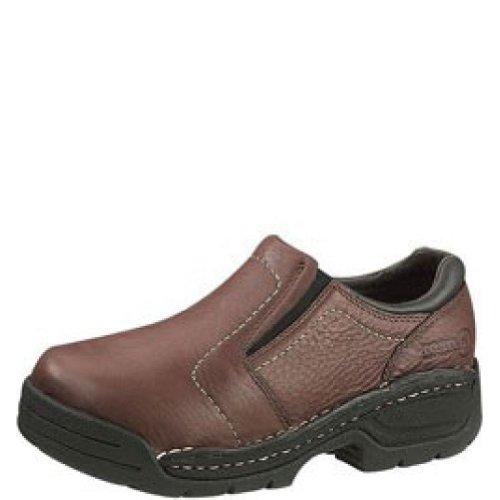 Women's EH Opanka Safety Brown Leather Shoe (9.5 B(M))