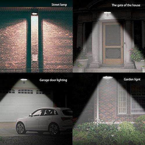 Solar Lights Outdoor - eLEDing Super Bright 56 LED Solar Powered Motion Sensor..