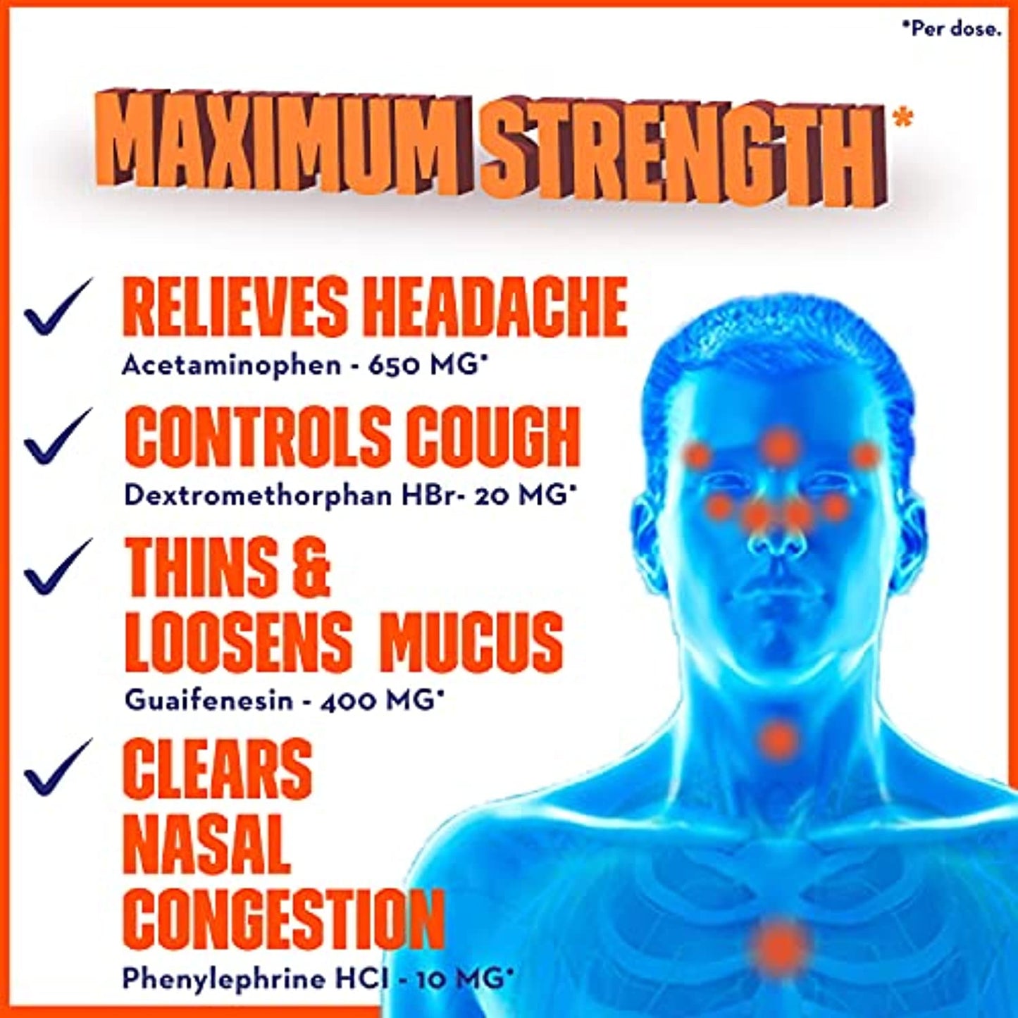 Mucinex Sinus-Max Max Strength Pressure, Pain & Cough Liquid Gels 16 ea