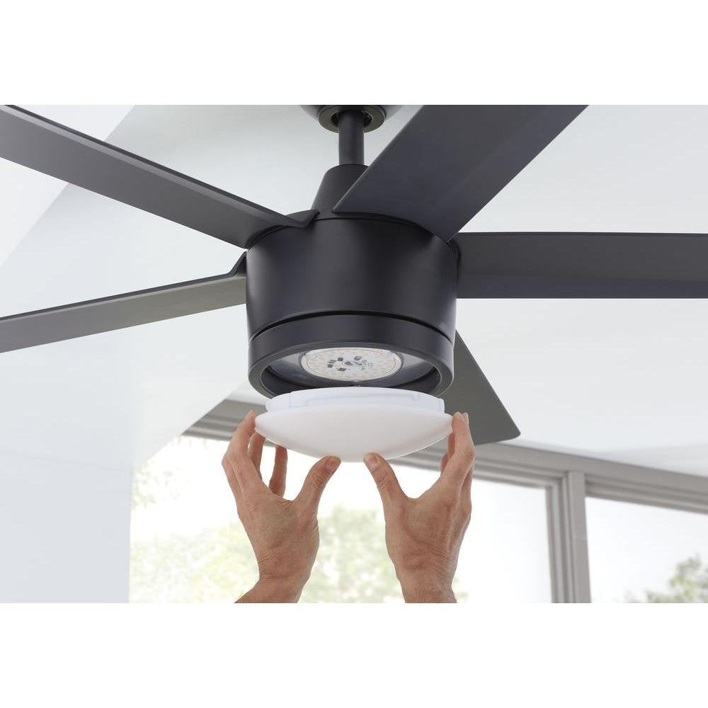 Home Decorators Collection Merwry LED 52" Indoor Ceiling Fan (Black)