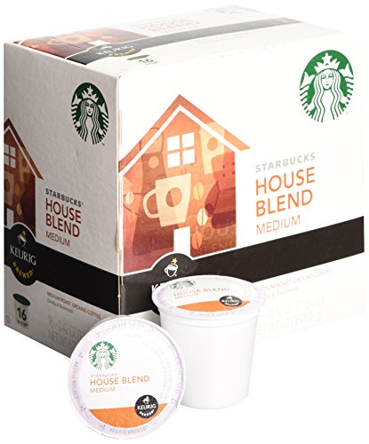 Starbucks 128 COUNT House Blend, K-Cup for Keurig Best Before August 2020