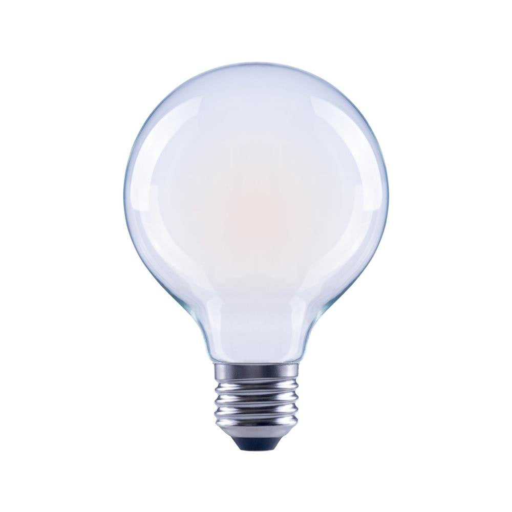 EcoSmart 60W Equivalent Soft White G25 LED Light Bulb Medium Base Frosted Style Filament