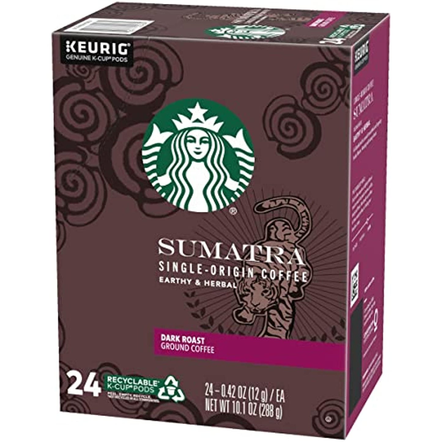 Starbucks Sumatra Dark Roast K-Cups Coffee Pods 192 Count READ DESCRIPTION