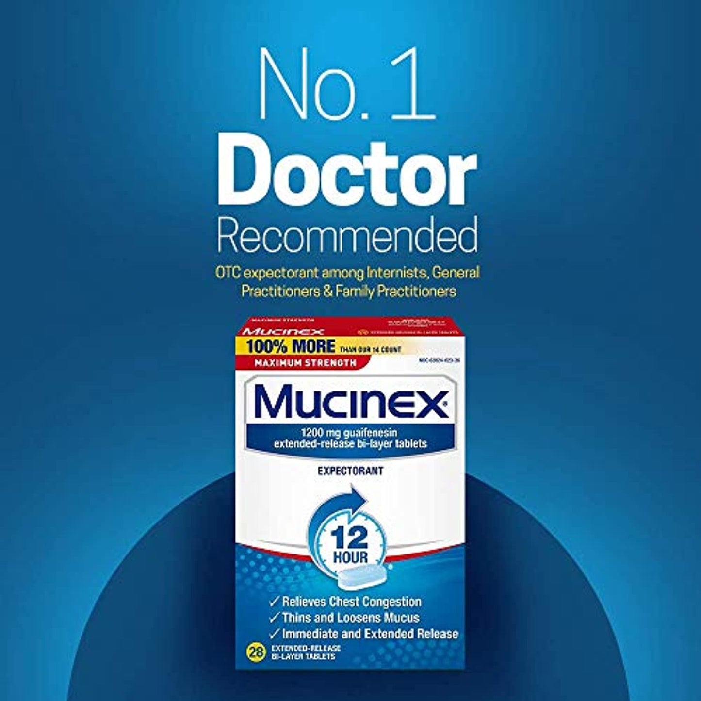 3 pack Mucinex Maximum Strength 12 Hour 1200 mg (28ct boxes) EXP 8/2022