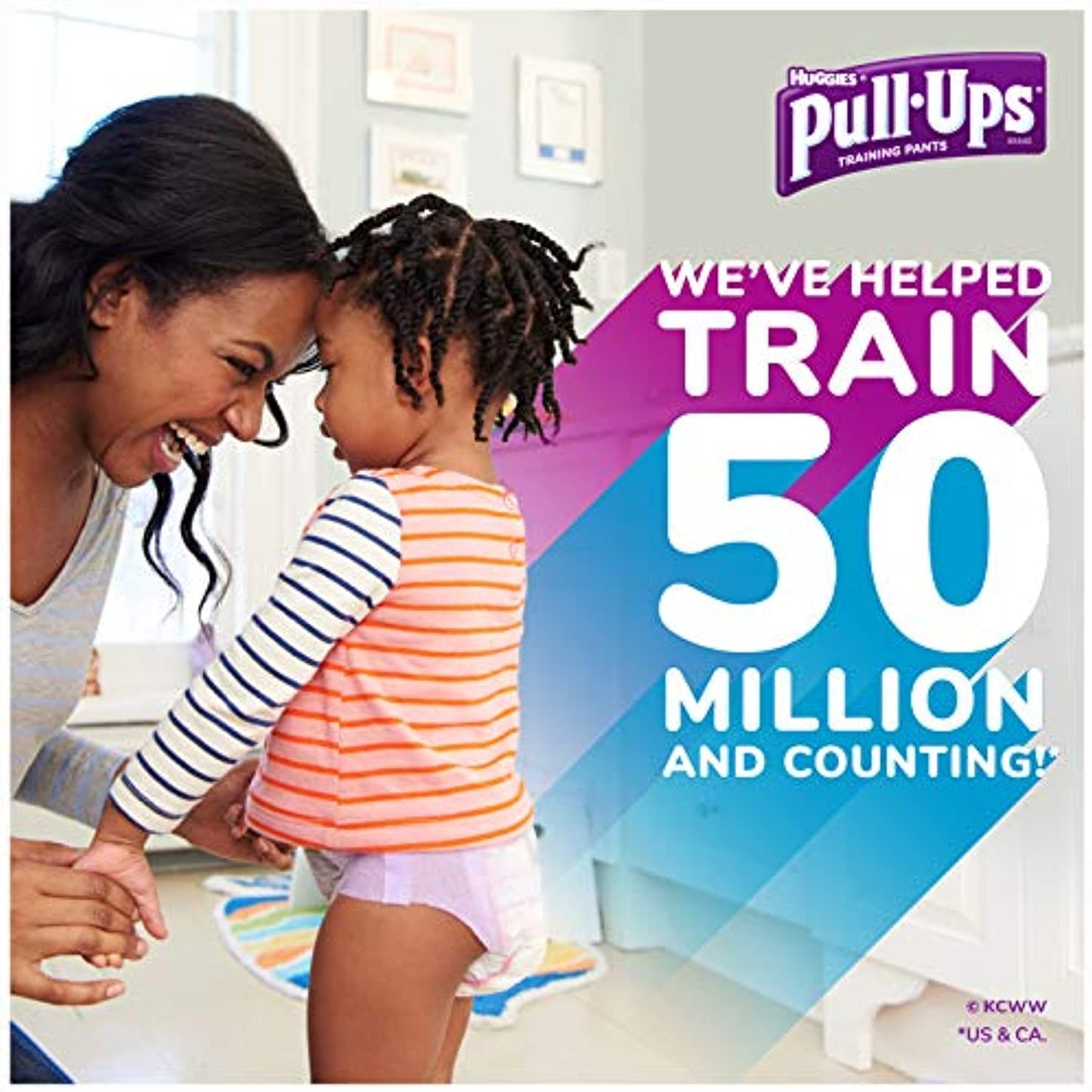 Pull-Ups Learning Designs for Girls Potty Training Pants, 3T-4T (32-40 lbs.), 22 Ct. (Packaging May Vary)